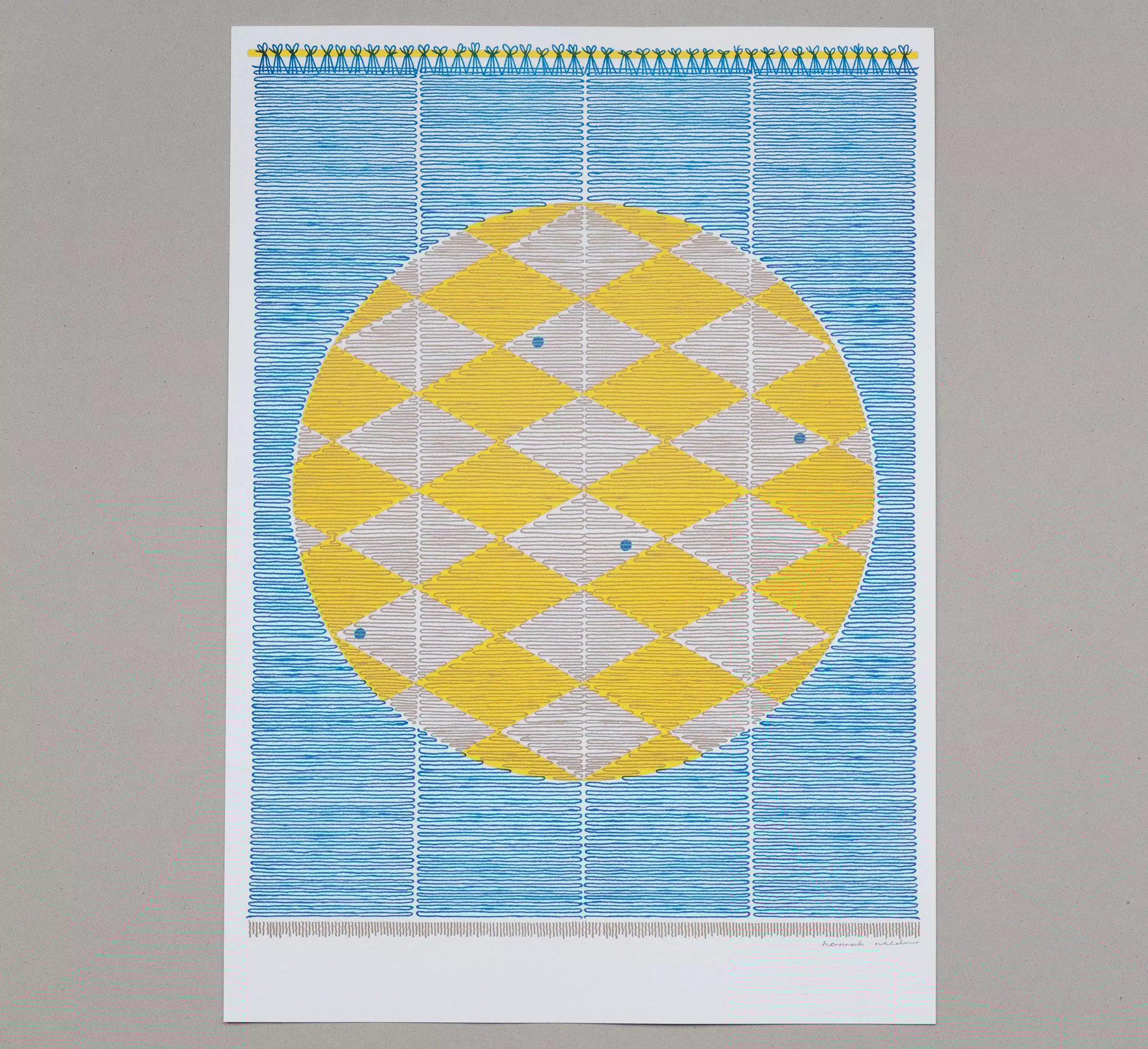 Sun Screen risograph print