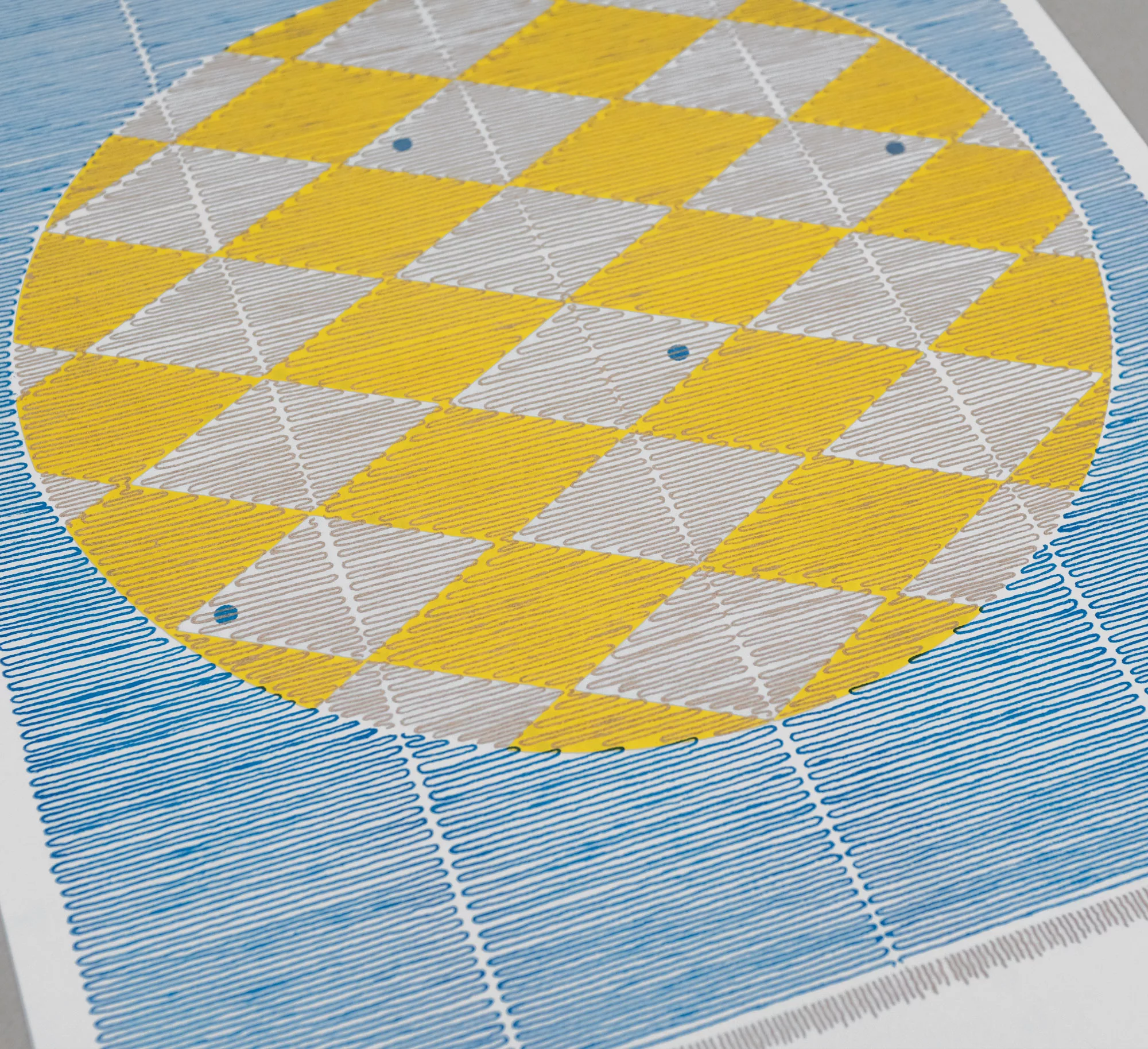 Sun Screen risograph print