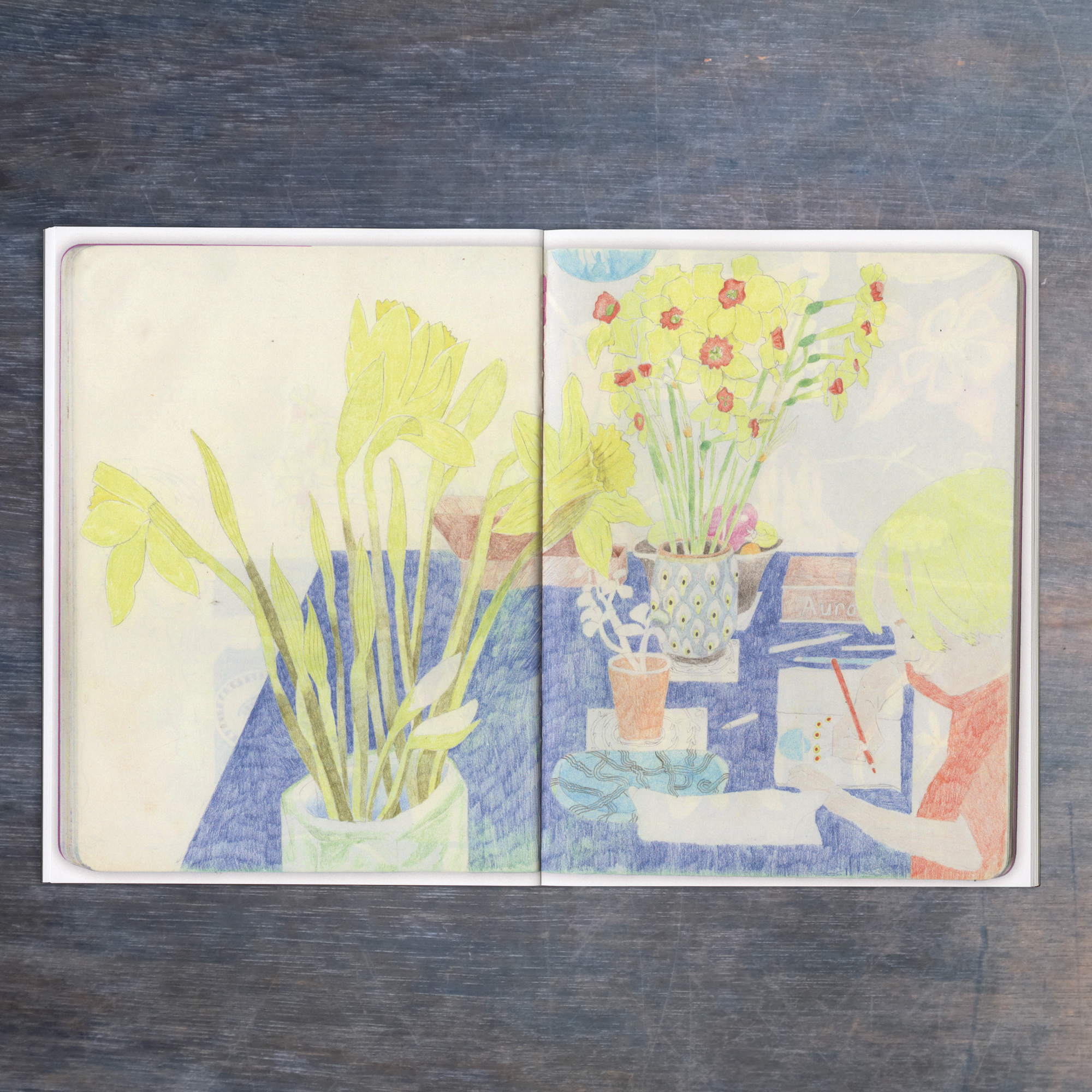 At The Blue Table