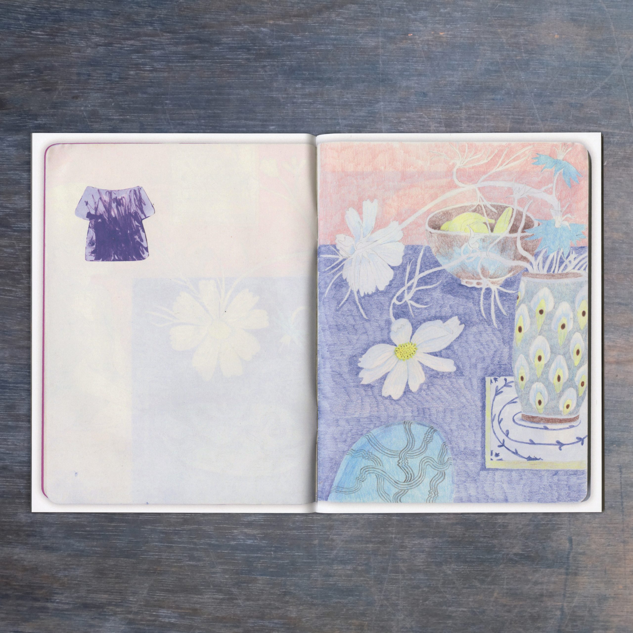 At the Blue Table & Something Like Static (combined shipping)