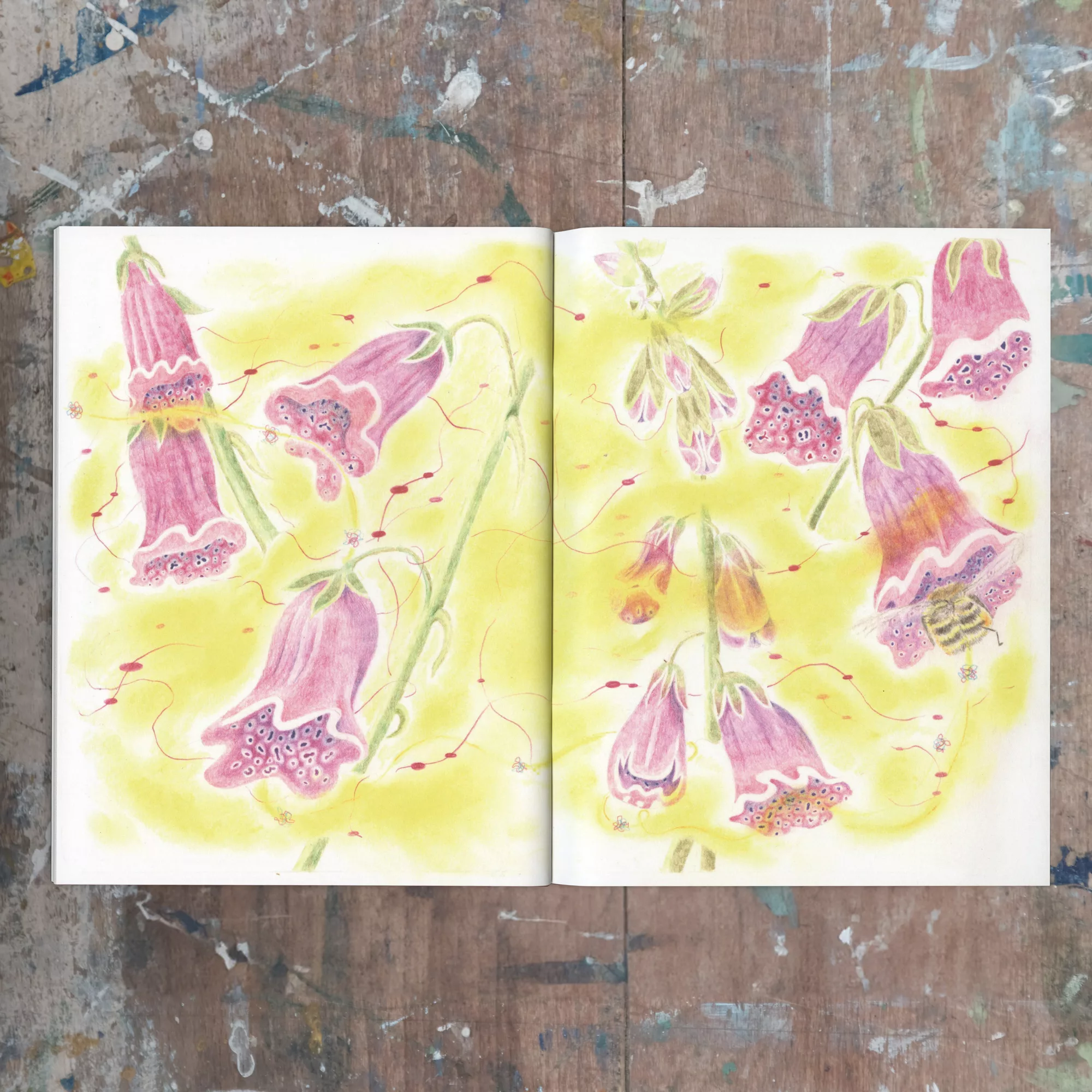 At the Blue Table & Something Like Static (combined shipping)